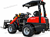 Красный мини-погрузчик Kubota с вилами(3)
