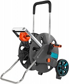 Тележка для шланга Gardena AquaRoll L ErgoPlus с рукояткой из мягкого пластика и направляющей для шланга (18520-20.000.00)