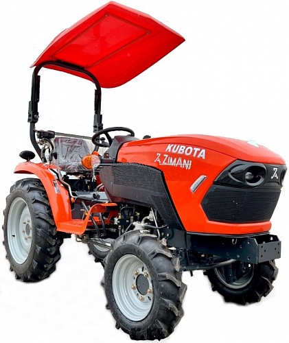 Минитрактор ZimAni KUBOTA B2741 AG 4x4 (9+3) с двигателем KUBOTA 25 л.с., сельхоз колеса, ПСМ + утилизационный сбор