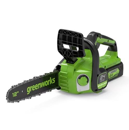 Аккумуляторная пила GreenWorks GD24CS30 (с АКБ 2Ач и ЗУ)