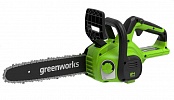 Аккумуляторная пила GreenWorks G24CS25K2 (с АКБ 2Ач и ЗУ)