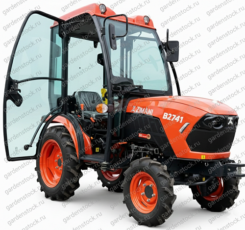 Кабина для минитрактора ZimAni Kubota B2741 с отоплением и вентиляцией