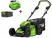 Газонокосилка аккумуляторная Greenworks GD60LM46SPK4