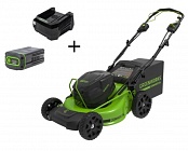 Газонокосилка аккумуляторная Greenworks GC82LM51SP2K2