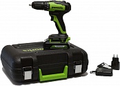 Дрель-шуруповерт аккумуляторная GreenWorks GD24DD35K2, 24V c 1хАКБ 2 А.ч. и ЗУ в кейсе