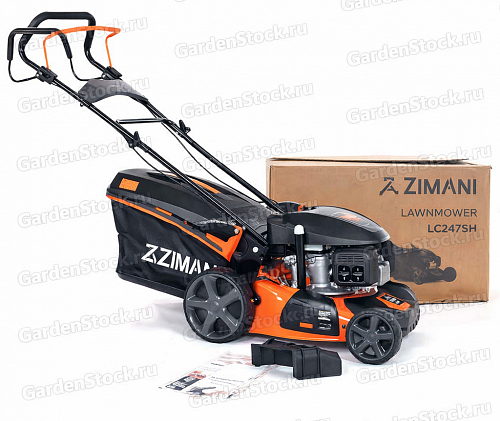 Газонокосилка бензиновая ZimAni-Holzfforma LC 247SH Quattro Blade с двигателем HONDA + ТУРБОНОЖ