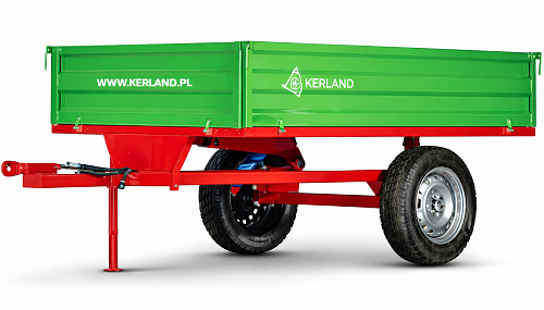 Прицеп Kerland П-2000/1 к мини-трактору (самосвальный)