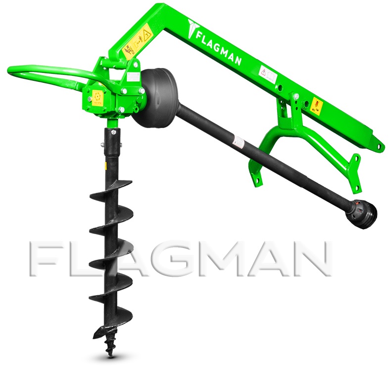 Земляной бур Flagman M3A3 20/50 + (кардан 90см/6х8/усиленный/со шпонкой ...
