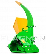 Измельчитель веток коммунальный Flagman BX 42S + (кардан 120см/6х6/усиленный/со шпонкой)