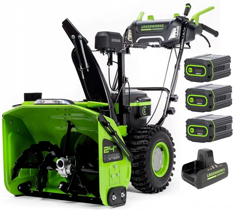 Самоходный аккумуляторный снегоуборщик Greenworks GD82ST56K5 (в ...