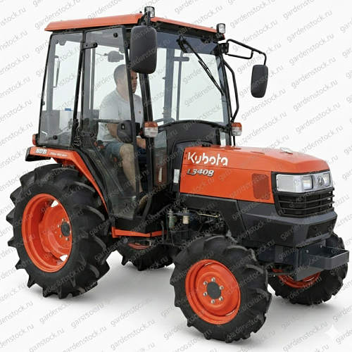 Минитрактор дизельный Kubota L3408 4WD с кабиной