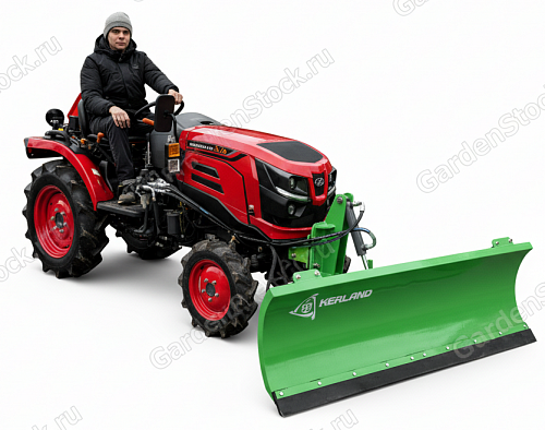 Отвал 1,6 м для минитрактора Mahindra (гидроцилиндр + гидрораспределитель + гидрошланги в комплекте)