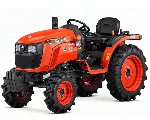 Минитрактор дизельный Kubota B2441 NARROW 4WD колеса 5х12 / 8х18