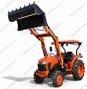 Фронтальный челюстной погрузчик КУН для трактора Kubota L3218 / L4018 / L5018