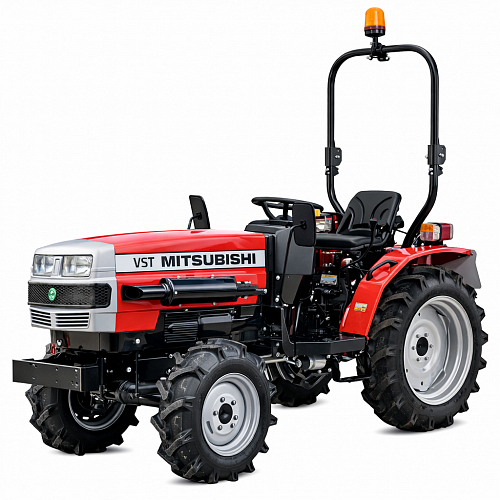 Минитрактор дизельный Mitsubishi VST MT270 4WD (4 цилиндра + 6 вперед / 2 назад)