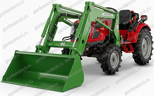 Фронтальный погрузчик челюстной (КУН) Kerland для минитрактора Massey Ferguson MF 6028 MaxPro 4WD