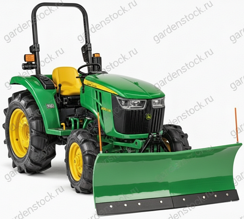 Отвал к трактору John Deere 3036 E с пружинными амортизаторами и гидроповоротом