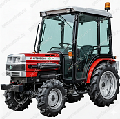 Кабина для трактора Mitsubishi VST MT270 4WD (отопление + радио + освещение)