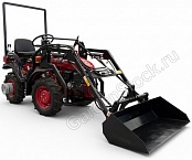 Фронтальный погрузчик ФГП-0,3 с автогоризонтом на минитрактор МТЗ БЕЛАРУС-152