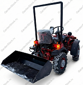 Ковш задний для минитрактора МТЗ БЕЛАРУС-132,112,152 с гидравлическим опрокидыванием (шланги и фитинги в комплекте)