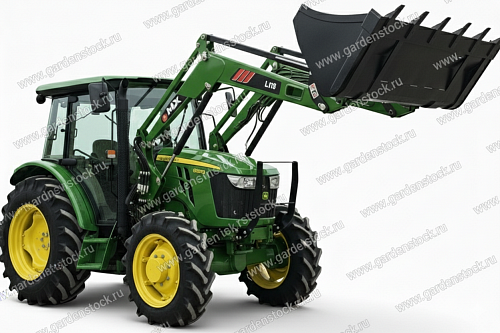 Трактор дизельный JOHN DEERE 5405 4WD V1 PR LIFTPRO CAB в комплекте с фронтальным погрузчиком MX L13.15