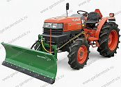 Отвал 1,6 м для минитрактора Kubota L3408 4WD (два гидроцилиндра + гидрораспределитель в комплекте)