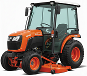 Райдер дизельный Kubota B2401CAB-RC54 (в комплекте с кабиной и декой 152 см)