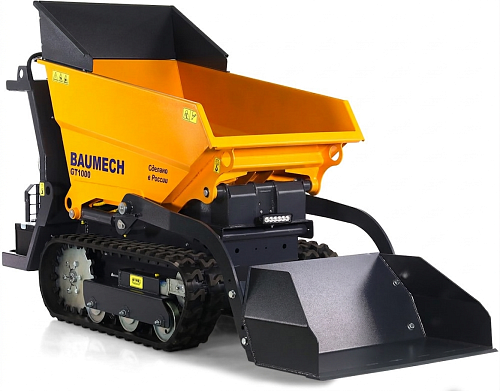 Универсальная машина думпер Baumech GT-1000 с двигателем Lifan C192FD дизель с платформой оператора (с электропакетом)