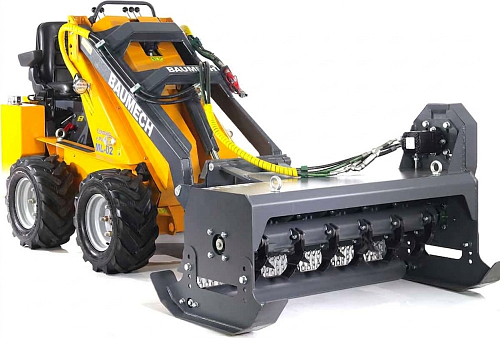 Универсальная машина мини-погрузчик Baumech ML-02 Pro + мульчер 110 см. с двигателем Zongshen GB750 EFI V-Twin инжектор