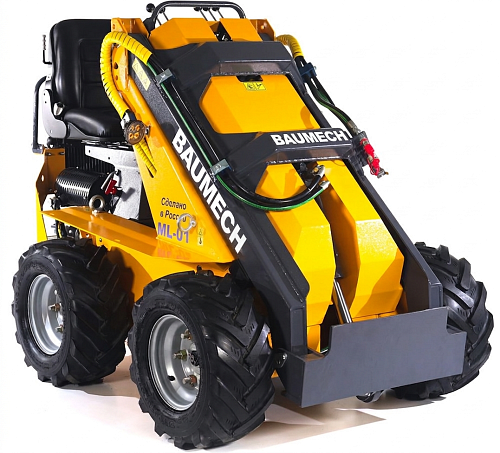 Универсальная машина мини-погрузчик Baumech ML-02 с двигателем Lifan C192FD дизель