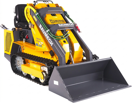 Универсальная машина мини-погрузчик Baumech ML-03 Pro + ковш универсальный 110 см., с двигателем Zongshen GB750 V-Twin карбюратор