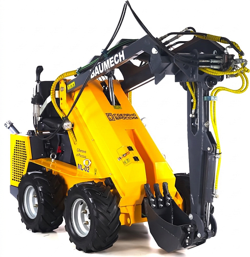 Универсальная машина мини-погрузчик Baumech ML-02 Pro + экскаватор лопатковый с поворотным механизмом с двигателем Zongshen GB750 V-Twin