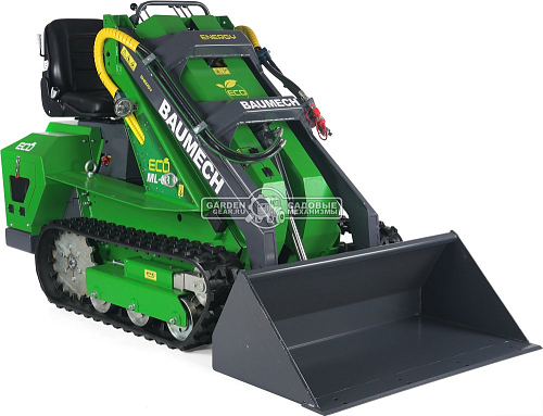 Универсальная машина мини-погрузчик Baumech ML-03 Eco + ковш универсальный 110 см., с электродвигателем