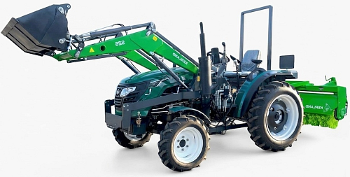 Коммунальная машина KERLAND GM SB/00 (фронтальный погрузчик + щетка)