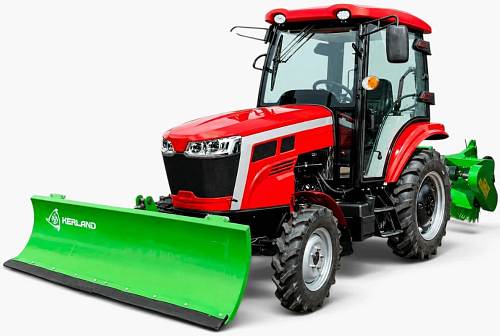 Коммунальная машина Kerland Eco 654TE2 Basic (гидроповоротный отвал + щётка в комплекте)