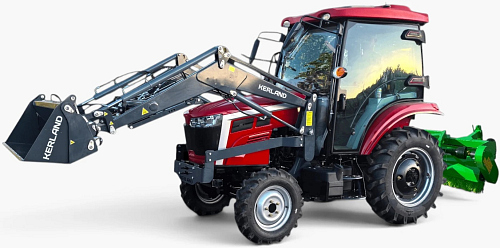 Коммунальная машина Kerland Pro 654TE1 Basic (навесной погрузчик + щётка в комплекте)